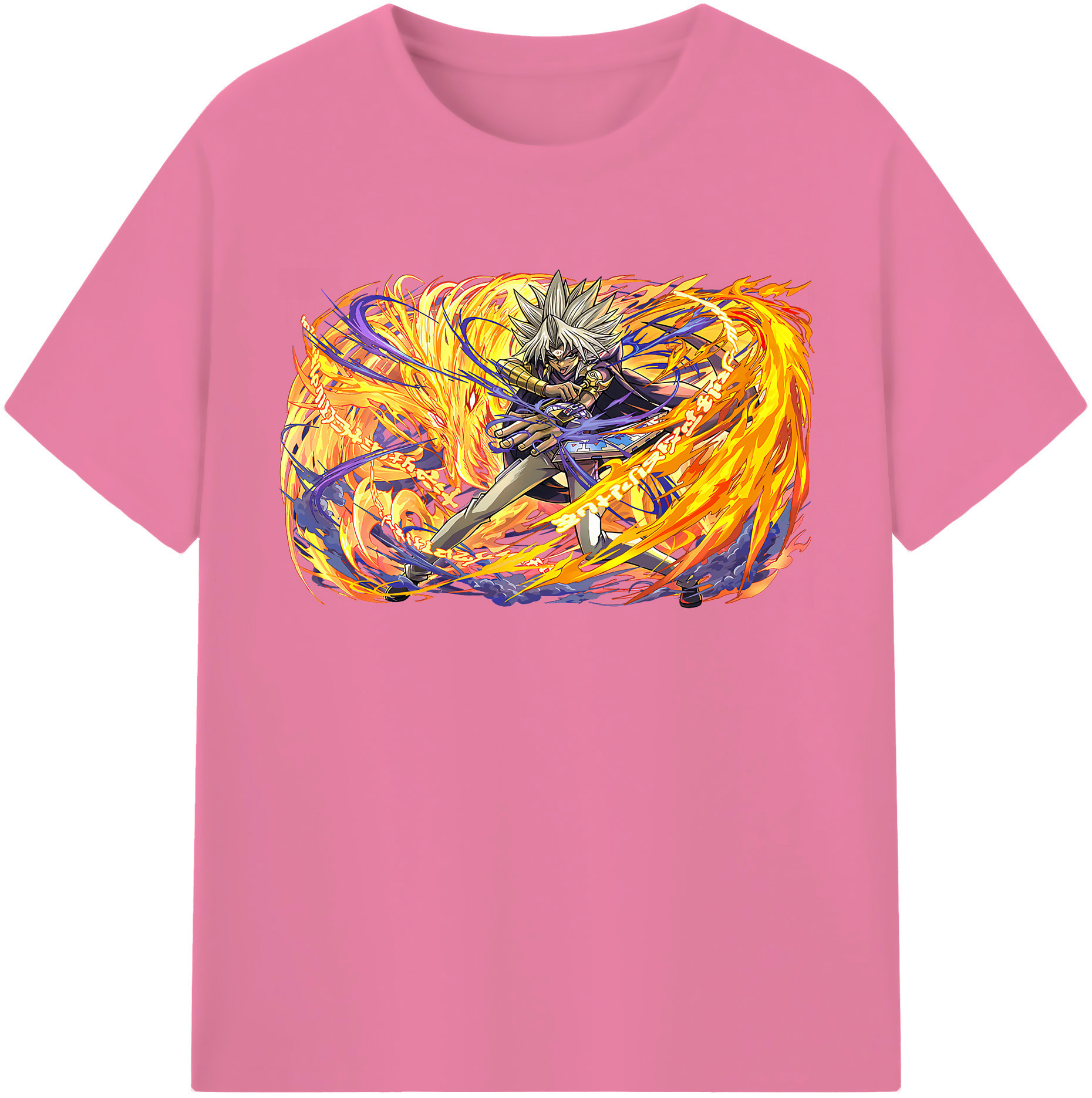 （画像用） 遊☆戯☆王 Yu-Gi-Oh! 綿100％半袖Tシャツ（フロントプリント）